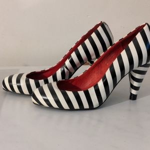 Jeffrey Campbell Striped Pumps